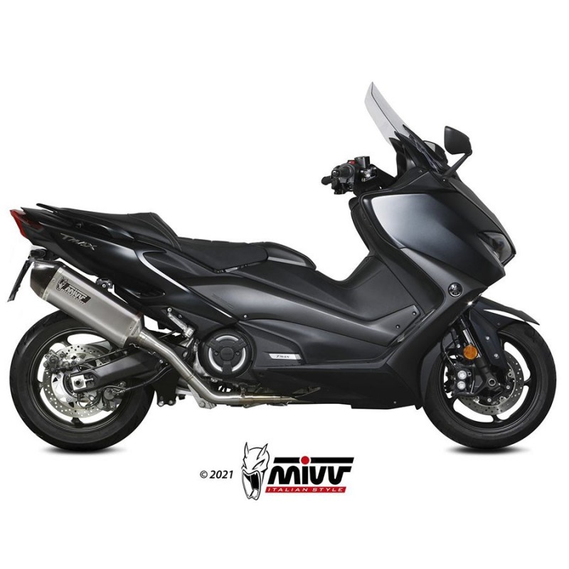 Escape completo MIVV Speed Edge Inox copa Carbono para Yamaha Tmax 560 2020-2021 - vista 1