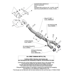 Descatalizador Leovince Yamaha MT-10 2016-2020 8082 - vista IM#52327