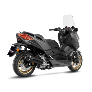 Escape completo Leovince Yamaha Xmax 300 2021-2022 Nero 14077 - vista IM#52350