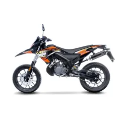 Escape Leovince Derbi Senda SM X-Treme 2018-2020 X-Fight Carbono 17001 - vista IM#52386