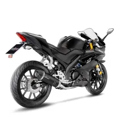 Escape completo Leovince Yamaha YZF-R 125 2019-2020 LV One Evo Black Inox 14340EB - vista IM#52418