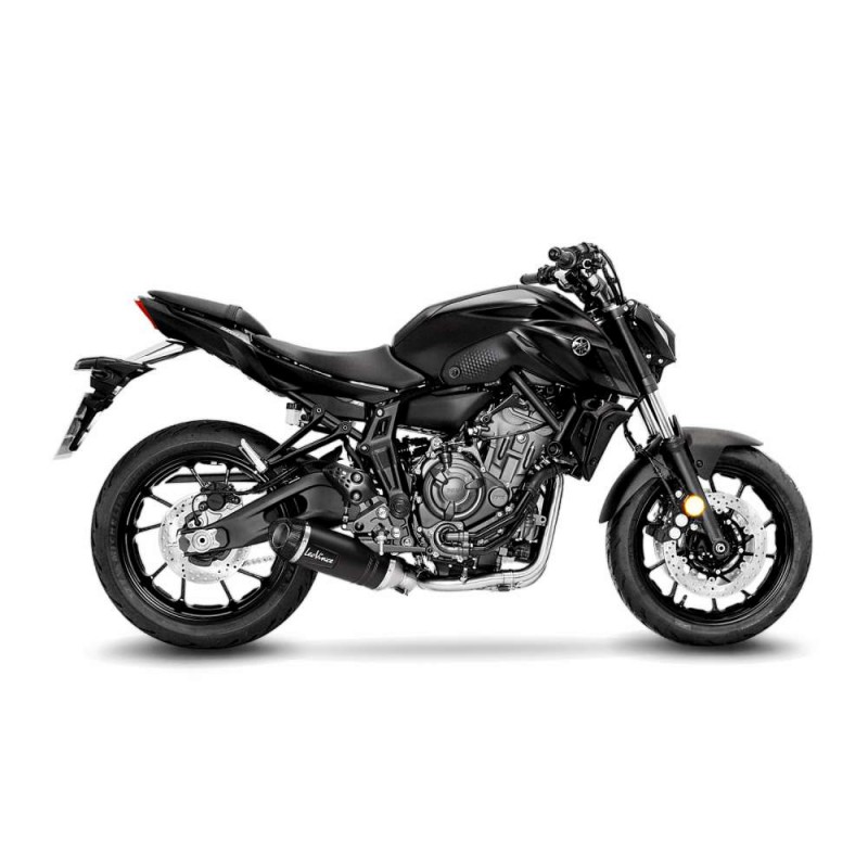 Escape completo Leovince Yamaha MT07 2021-2022 LV One Evo Black 14360EB - vista IM#52429