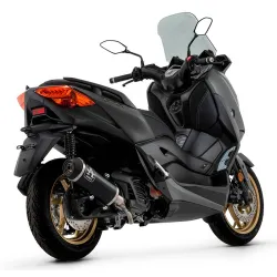 Escape completo Yamaha Xmax 125 2021-2022 Arrow Urban Aluminio Dark vista lateral 53544ANN