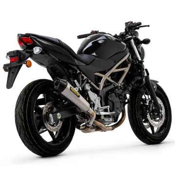 Escape Suzuki SV 650 2021-2022 Arrow Xkone Nichrom 71846XKI + 71645MI vista lateral