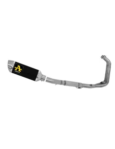 Escape completo Yamaha Tracer 700 2020-2022 Arrow Thunder Titanio 71817PK + 71605MI 2
