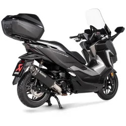 Escape Honda Forza 350 2021-2022 Akrapovic Inox Black homologado S-H3SO8-HRSSBL - vista 2