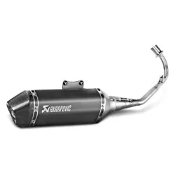 Escape completo Vespa Primavera 125 3V 2017-2020 Akrapovic Inox Black S-VE125R2-HZBL detalle Escape completo Vespa Primavera 125 3V 2017-2020 Akrapovic Inox Black S-VE125R2-HZBL detalle