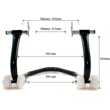 Caballete trasero Benelli BN 302 - R medidas racing
