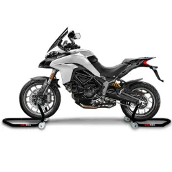 Caballete delantero Ducati Multistrada V4 Pikes Peak sobre moto Caballete delantero Ducati Multistrada V4 Pikes Peak sobre moto
