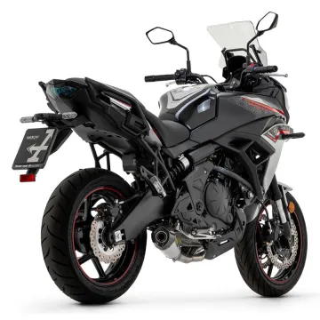 Escape completo Kawasaki Versys 650 2021-2022 Arrow Xkone Inox 71854XKI - vista lateral