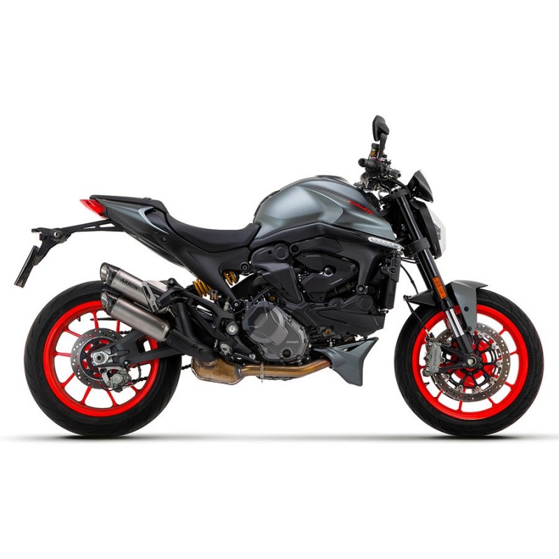 Escapes Ducati Monster 937 2021-2022 Arrow Round Sil Titanio 71939PR