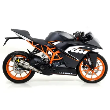 Escape Arrow KTM RC 390 2015-2016 Thunder Titanio copa Carbono 71813PK + 71619MI