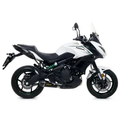Escape completo Arrow Kawasaki Versys 650 2017-2020 X-Kone Dark Nichrom copa Carbono 71854XKN + 71459MI