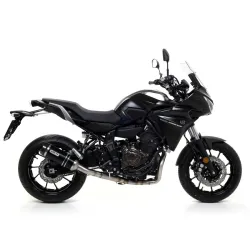 Escape completo Arrow Yamaha Tracer 700 2016-2019 Street Thunder Carbono copa Carbono 71817MK + 71605MI