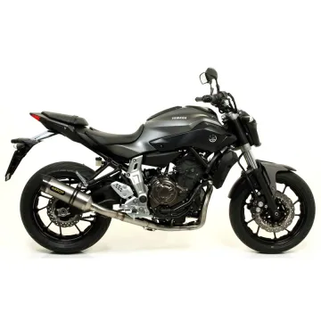 Escape completo Arrow Yamaha Tracer 700 2016-2019 Street Thunder Titanio copa Carbono 71817PK + 71605MI imagen de ejemplo