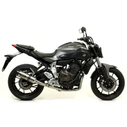 Escape completo Arrow Yamaha Tracer 700 2016-2019 Street Thunder Titanio copa Carbono 71817PK + 71605MI imagen de ejemplo