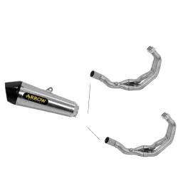 Escape completo Arrow Yamaha Tracer 900 GT 2018-2020 X-Kone Nichrom copa Carbono 71812XKI + 71620MI despiece