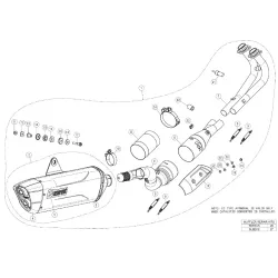 Escape Akrapovic Yamaha Tmax 560 2020-2024 Titanio copa Carbono S-Y5R8-HILT S-Y5R8-HILT - 4