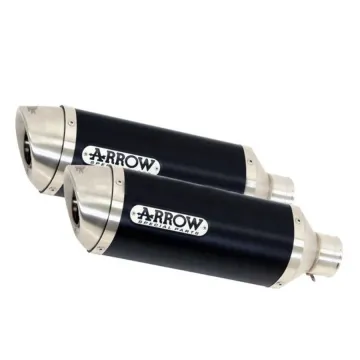 Escapes Arrow Ducati Monster 696 1100 2008-2011 Street Thunder Dark Aluminio 71731AON detalle