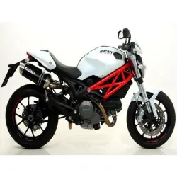 Escapes Arrow Ducati Monster 696 1100 2008-2011 Street Thunder Dark Aluminio 71731AON