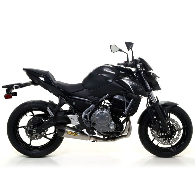 Escape completo Kawasaki Z650 2017-2020 Arrow X-Kone Nichrom copa Carbono 71854XKI + 71659MI