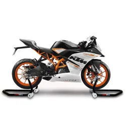 Caballete trasero KTM RC 390 tipo racing paddock para diabolos - imagen IM#54883
