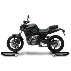 Caballete trasero Yamaha MT03 tipo racing paddock para diabolos - vista 1 Caballete trasero Yamaha MT03 tipo racing paddock para diabolos - vista 1