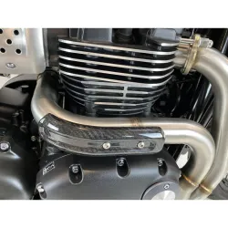 Escape completo Triumph Street 900 - Scrambler 900 2017-2022 IXIL Race Xtrem detalle colectores ampliados