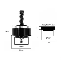 Emulador de horquilla YSS PD310 medidas