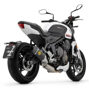Escape completo Arrow Triumph Trident 660 2021-2023 Veloce 71001VAN vista lateral