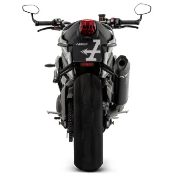 Escape Arrow Triumph Street Triple 765 2020-2022 Veloce 71502VAN vista trasera