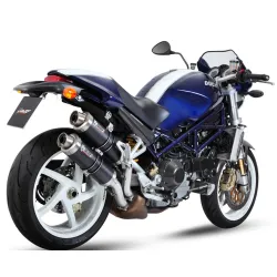 Escapes MIVV GP Ducati Monster S2R 800 2005-2007 carbono D.011.L2S montados Escapes MIVV GP Ducati Monster S2R 800 2005-2007 carbono D.011.L2S montados