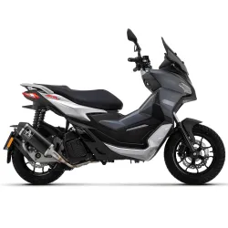 Escape Arrow Aprilia SR GT 125 - Aprilia SR GT 200 Urban Aluminio Dark 53549ANN vista lateral