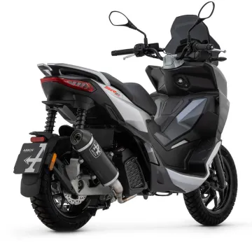 Escape Arrow Aprilia SR GT 125 - Aprilia SR GT 200 Urban Aluminio Dark 53549ANN vista perfil