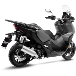 Escape Leovince Honda ADV 350 2022-2023 LV One Evo Inox 14381E vista perfil
