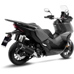 Escape completo Leovince Honda ADV 350 2022-2023 Nero 14079 vista perfil