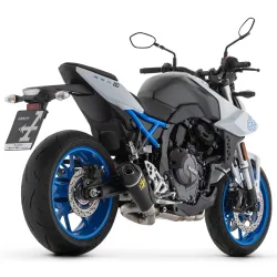 Escape completo Arrow Suzuki GSX-8S 2023 Works Nichrom Dark 71956PKNW vista perfil Escape completo Arrow Suzuki GSX-8S 2023 Works Nichrom Dark 71956PKNW vista perfil