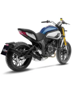 Escape Leovince CF Moto 700 CL-X Heritage - Sport 2021-2023 LV-10 Full Black 15256FB - 1 2