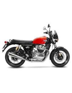 Escapes Royal Enfield Continental GT 650 2019-2024 Leovince Classic Racer Inox