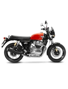 Escapes Royal Enfield Continental GT 650 2019-2024 Leovince Classic Racer Black