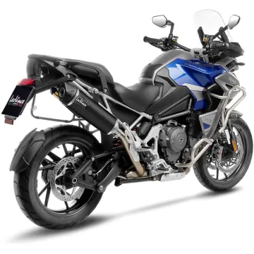 Escape Leovince Nero Triumph Tiger 1200 2022-2023 14085 vista lateral