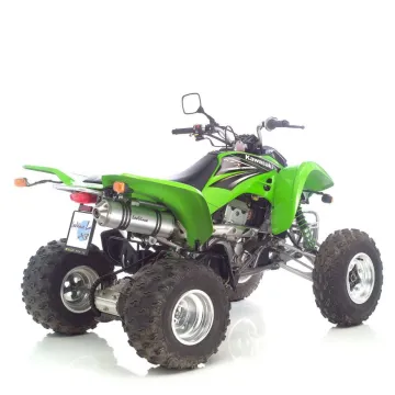 Escape LeoVince X3 Suzuki LTZ 400 2003-2008 Oval Aluminio 3914E - vista 2