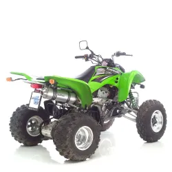 Escape LeoVince X3 Suzuki LTZ 400 2003-2008 Oval Aluminio 3914E - vista 2 Escape LeoVince X3 Suzuki LTZ 400 2003-2008 Oval Aluminio 3914E - vista 2