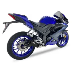 Escape completo Yamaha YZF-R 125 2021-2024 IXIL Race Xtrem Black perfil CY9240RB