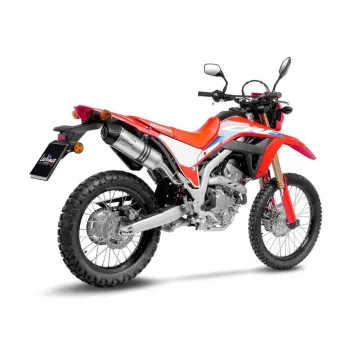 Escape Honda CRF 300 L - Rally 2021 - 2024 Leovince LV One Evo Inox 14400EU vista lateral