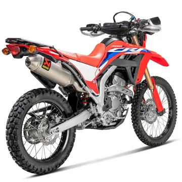 Escape Akrapovic Titanio para Honda CRF 300 L - Rally 2021-2024 S-H3SO10-BNTA vista perfil