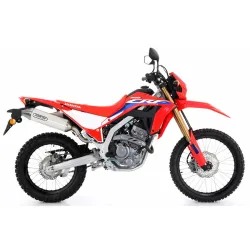 Escape Honda CRF 300 L 2021-2024 Arrow Thunder Aluminio copa Inox 72528AO+72178PD - 1