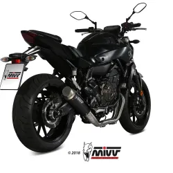 Escape completo Yamaha MT07 2014-2020 MIVV GP PRO Black Y.045.LXBP - vista perfil Escape completo Yamaha MT07 2014-2020 MIVV GP PRO Black Y.045.LXBP - vista perfil