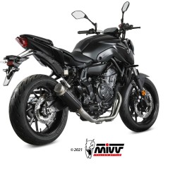 Escape completo Yamaha MT07 2021-2024 MIVV GP PRO Black Y.065.LXBP - vista perfil