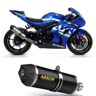 Escape Arrow Suzuki GSX-R 1000 2017-2018 Racetech Dark Aluminio - vista 1